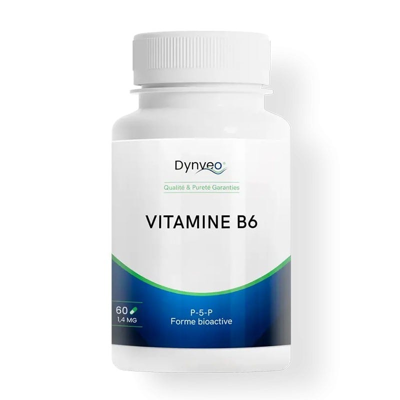 Vitamine B6 active P5P 1,4 mg 60 gélules - Dynveo - Le Sport Discount pas cher