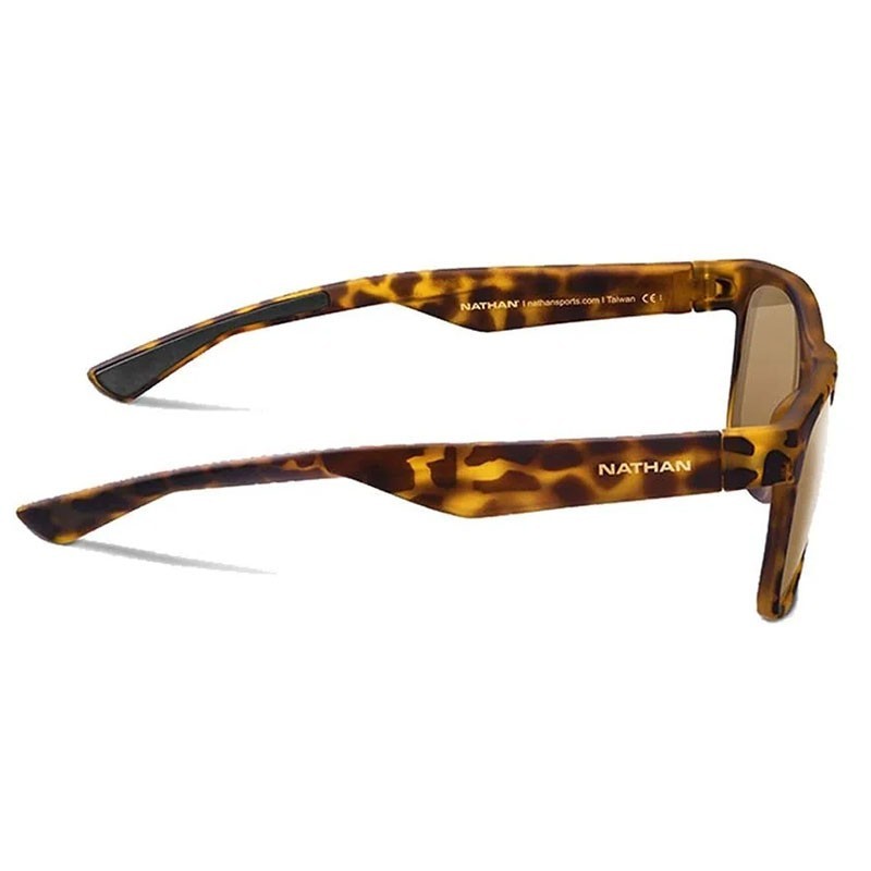 Lunettes de soleil running polarisées Sunrise Tortoise - Nathan - Le Sport Discount pas cher