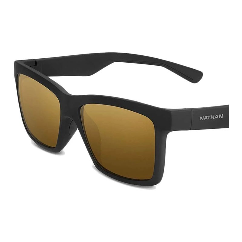 Lunettes de soleil running polarisées Adventure Black - Nathan - Le Sport Discount pas cher