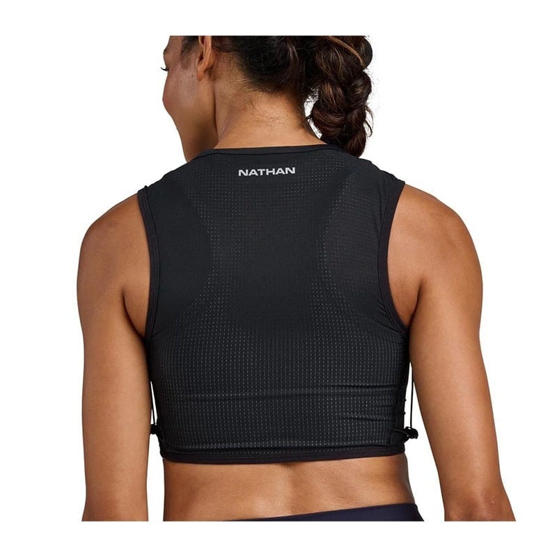 Gilet d’hydratation running femme 1 L + 2 flasques souples 500 mL AeroZip - Nathan - Le Sport Discount pas cher