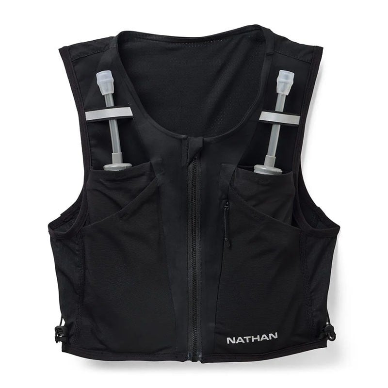 Gilet d’hydratation running femme 1 L + 2 flasques souples 500 mL AeroZip - Nathan - Le Sport Discount pas cher