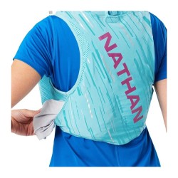 Gilet d’hydratation trail femme 4 L + 2 flasques souples 591 mL Pinnacle Vapor - Nathan - Le Sport Discount pas cher