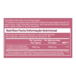 Créatine Monohydrate 60 Gummies - Zumub - Le Sport Discount pas cher