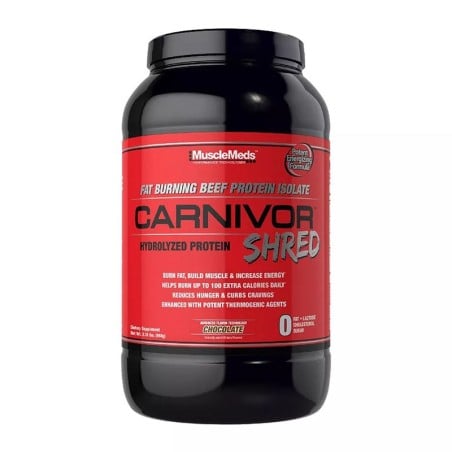 Protéine de bœuf Carnivor Shred (avec caféine) - MuscleMeds - Le Sport Discount pas cher