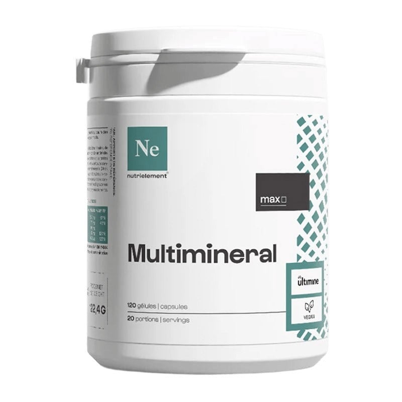 Multiminéraux Max 120 Gélules - Nutrimuscle - Le Sport Discount pas cher