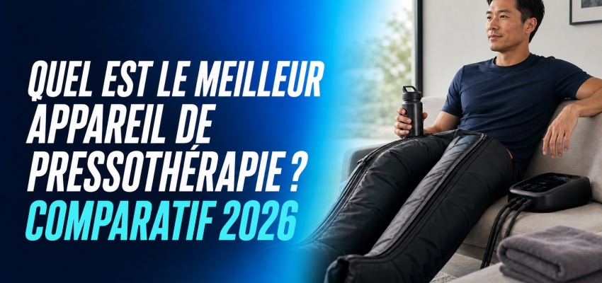 Quel est le meilleur appareil de pressothérapie ? Comparatif 2026